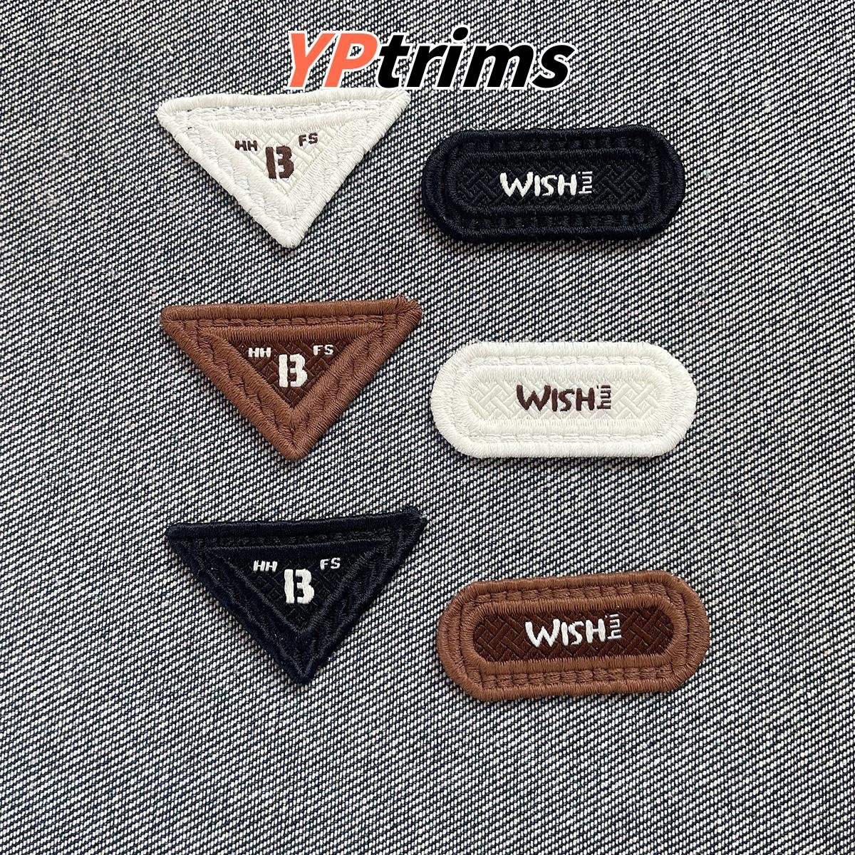 custom water-soluble embroidered patches for clothing – sew-on hole repair appliqué manufacturer