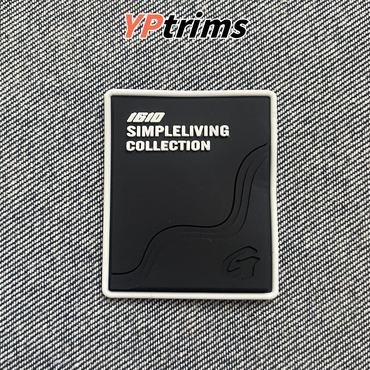custom pvc drip molding patch for shoes, hats & streetwear | silicone label factory