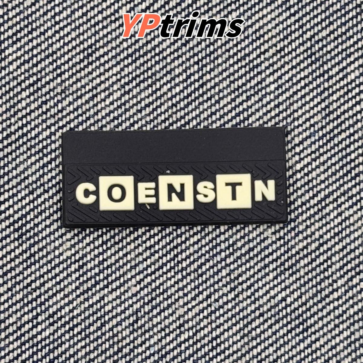 wholesale streetwear soft pvc clamp tag for clothing & pet wear – label supplier