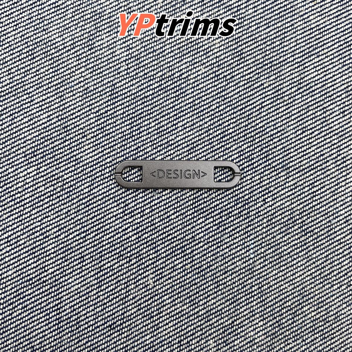 wholesale small iron english letter hardware label for pet clothing and backpacks supplier