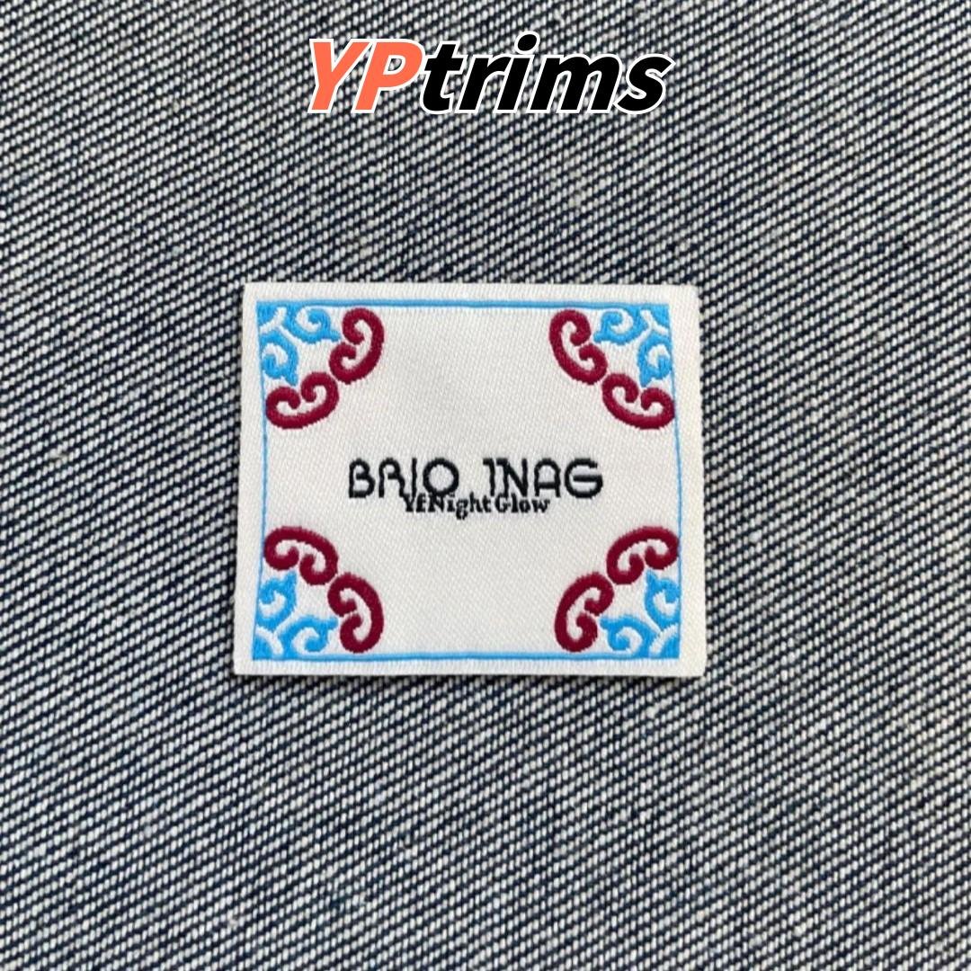 custom asian inspired embroidered patch for streetwear & shoes – clothing label factory