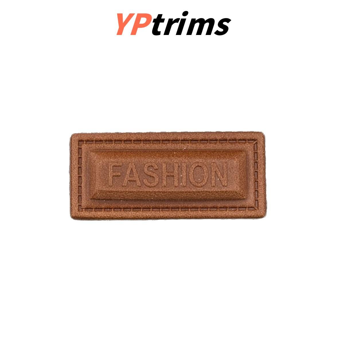custom 3d simple square leather patch for fashion hats & shoes supplier