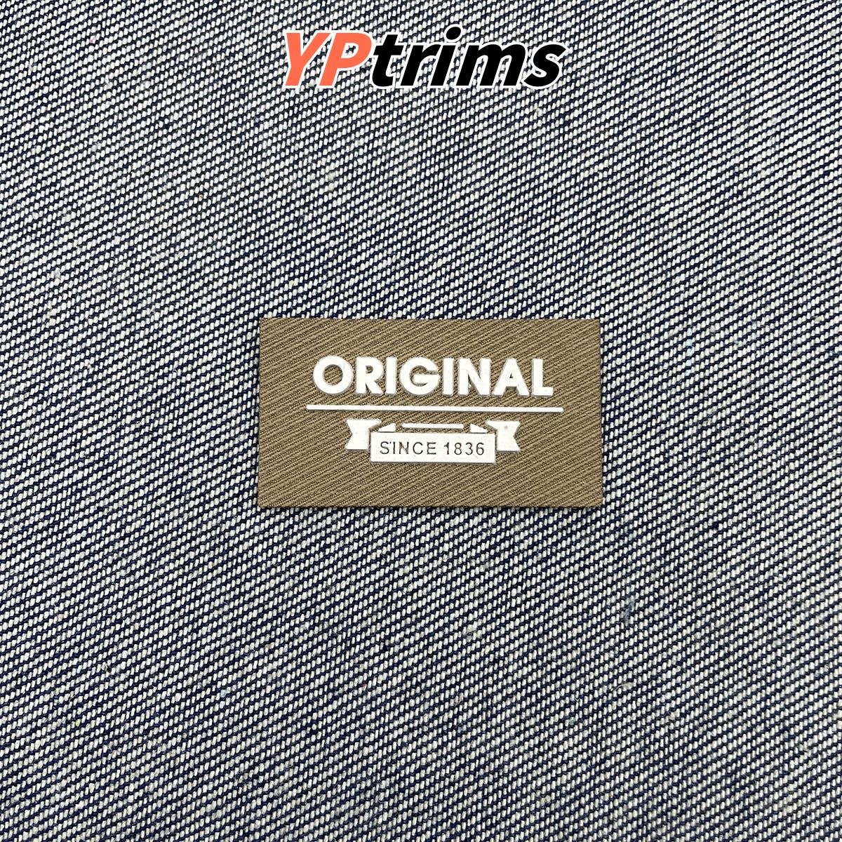 custom 3d silicone english letter patch for clothing, hats & bags – trim label factory