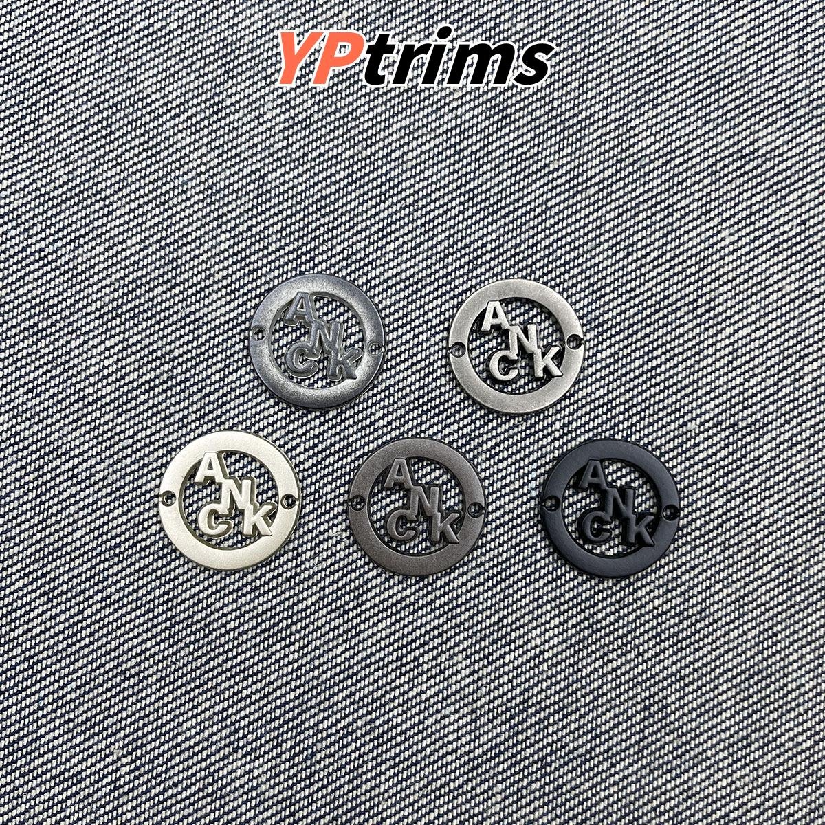 custom circular ring five-metal hand-sewn iron badge for trendy pet packs and garments - style accessory factory