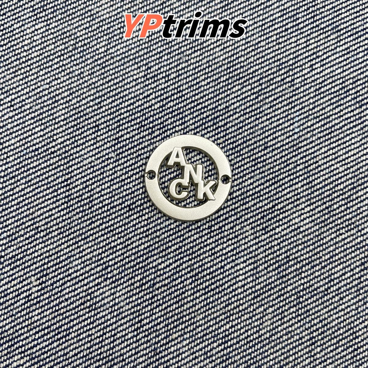 custom circular ring five-metal hand-sewn iron badge for trendy pet packs and garments - style accessory factory