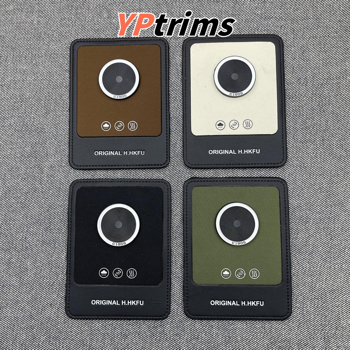 wholesale oversized leather badge for trendy puffer outerwear and male bag accents