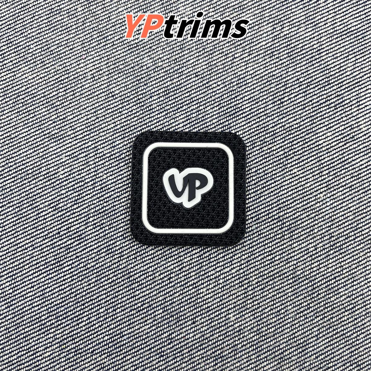 custom 3d silicone text pattern combo badge for kids' shoes, pet apparel, and trendy clothing - trim factory