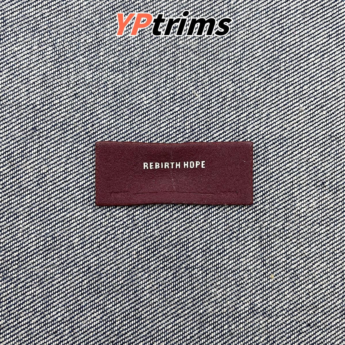 bulk minimalist brushed leather patches with english inscription for apparel front tags - trim wholesaler bulk minimalist brushed leather patches with english inscription for apparel front tags - trim wholesaler