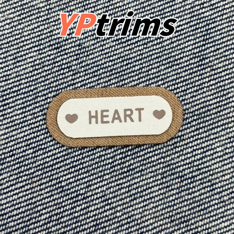 custom oval heart english 