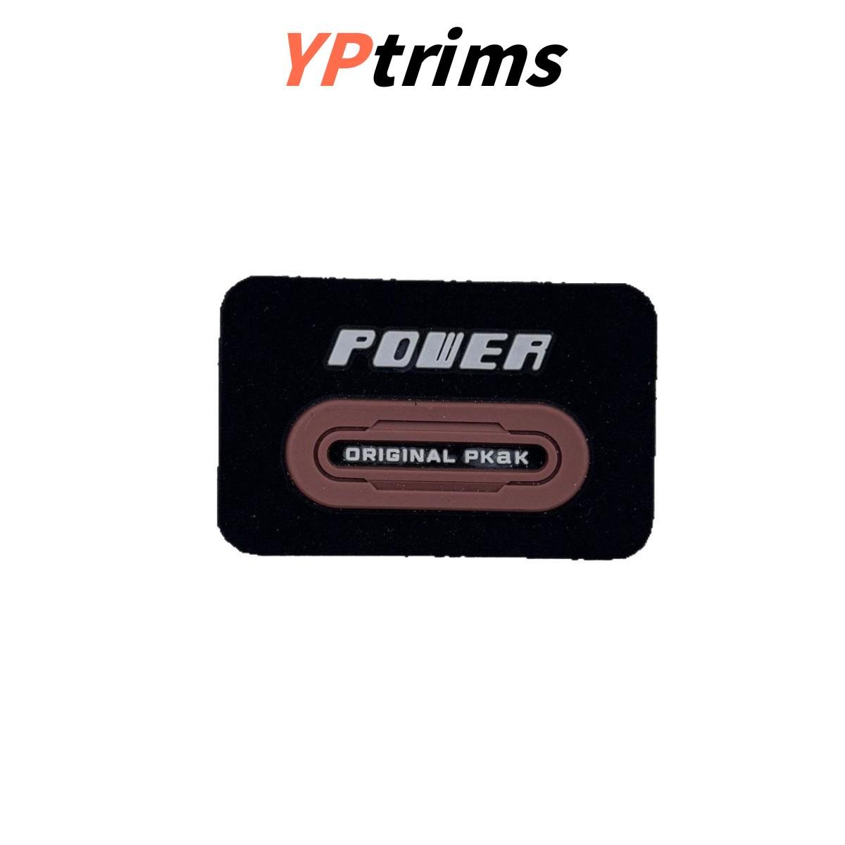 custom square silicone dripped pvc combination leather label with english for trendy men's shoes and pet bags